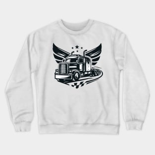 trucker Crewneck Sweatshirt